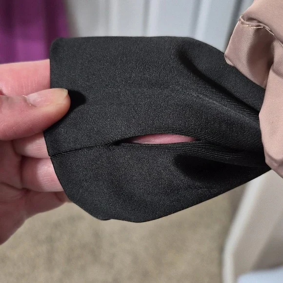 Steve Madden Faux-Fur-Lined Hooded Puffer Coat Tan With Black Size Large - Picture 4 of 12